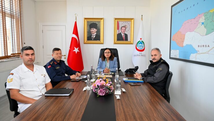 Yalova’da Güvenlik Güçleri Koordinasyon Toplantısı: Suç Oranlarında Düşüş