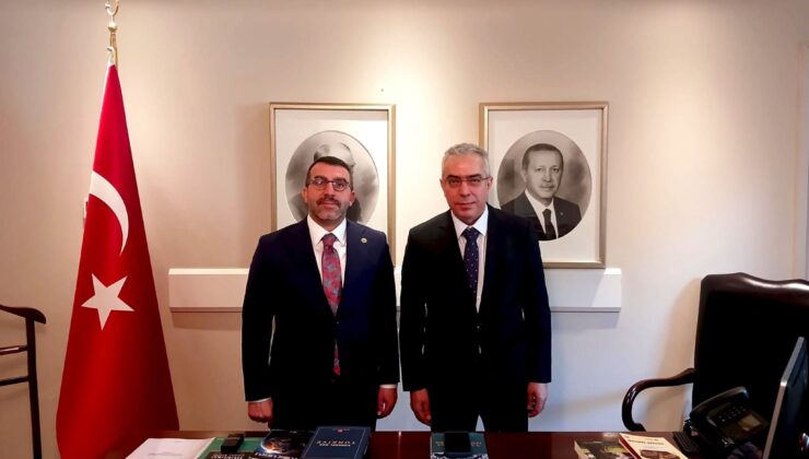 Milletvekili Adem Çalkın’dan Cumhurbaşkanı Başdanışmanı Mehmet Uçum’a Ziyaret