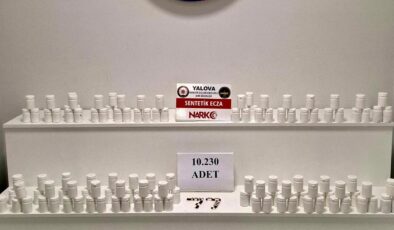 Yalova’da Uyuşturucu Operasyonu: 10 Bin 230 Adet Hap Ele Geçirildi