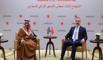 Bakan Fidan, Suudi Mevkidaşı Al-Suud ile Ankara’da Görüştü